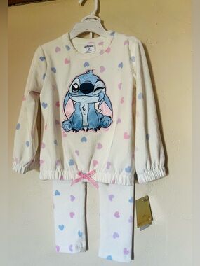Happy Threads Toddler Girls Lilo & Stitch 2-pc. Pant Set